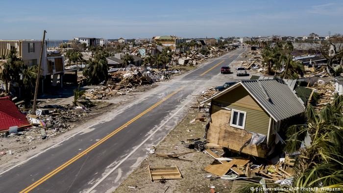 Ураган "Майкл": не менее 17 погибших, Мексико-Бич - как "зона военных действий"