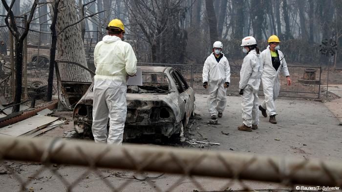В Калифорнии пропали без вести из-за пожара более тысячи человек