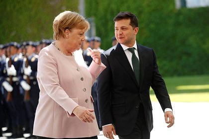 Зеленский и Меркель объявили о выполнении условий для встречи с Путиным