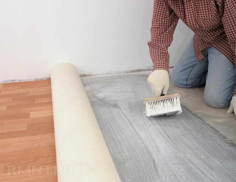 Как правильно и без ошибок, настелить линолиум?