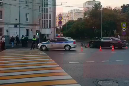 В центре Москвы автомобиль замглавы Минобороны Евкурова попал в ДТП