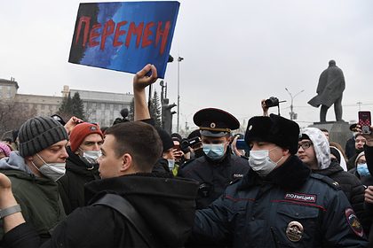 В МВД сообщили о шести тысячах участников несогласованной акции в Москве