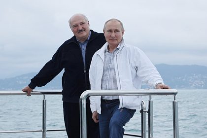 Путин и Лукашенко прокатились на яхте
