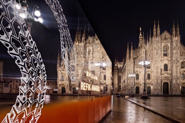 Тіна Кунакі на вечірці Bvlgari в честь відкриття інсталяції Serpenti Metamorphosis (ФОТО)