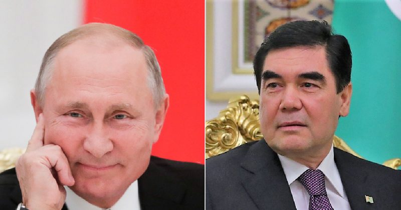 Путин поздравил президента Туркмении с Днём независимости